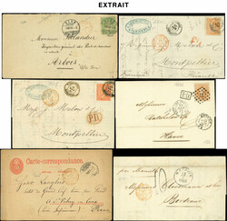 Lot de 52 Lettres ou documents, en majorité Europe classique, à ...