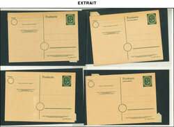 RFA, collection d'Entiers Postaux neufs, présentée en 2 classeurs, ...