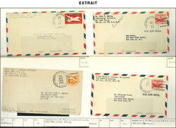 Lot de plus de 150 lettres, CP ou Entiers avec càd A.P.O divers, TB