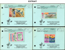 Colonies, boites de timbres neufs et obl., classiques et semi ...