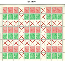 RDA, lot de feuilles ou fragts de feuilles pour carnets période ...