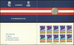 Danemark, 8 carnets différents entre 1985 et 1992, plus 3 feuillets ...