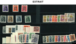 Lot de timbres d'Europe et Outre-mer, classiques ou semi-modernes, ...