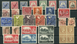 Petite sélection tous pays, classiques et semi-modernes neufs et obl ...