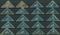 Cap de Bonne-Espérance, triangulaires de 1853-63, 2 neufs, 32 ...