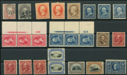 Etats-Unis, petit lot jusqu'en 1944, la plupart *, en général TB ...