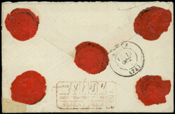 47, 48 et 49, 30c., 40c. et 80c. obl. GC 1002 s. Env. CHARGE, càd ...