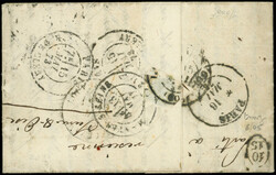 Boules de Moulins N°45C, 5 ex. p.d. obl. GC 2915 s. LAC, càd T17 ...