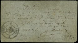 Guerre de 1870 PAPILLON de METZ daté "Camp sous Metz 21 7bre", càd ...