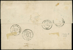 N°21 et 29A PAIRE obl. cachet rectangulaire BRESLAU/STADT-POST-EXPED ...