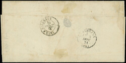 N°42B et 43B PAIRE obl. GC 4918 s. LAC, càd T24 SAUGNAC-ET-MURET ...