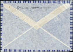 1948, Belgian Congo, airmail envelope, franked with (2x) 3,50fr ...