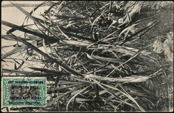 1917, Ruanda Urundi, registered postcard, franked with (1x) 10c ...