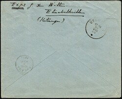 1925, Belgian Congo, envelope, franked with (1x) 25c - Vloors issue, ...