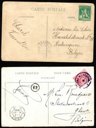1913-1920, ALBERTVILLE (4), Belgian Congo, group of 2 picture ...
