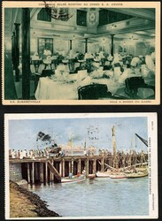 1926, ANVERSVILLE (2), Belgian Congo, group of 2 picture postcards, ...