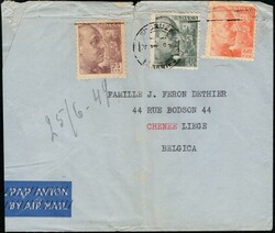 1949, ARMAND GRISAR, Belgian Congo, surface envelope, written by a ...