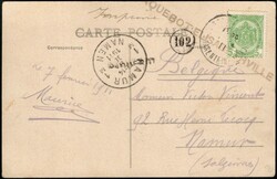 1911, ELISABETHVILLE (1), Belgian Congo, picture postcard, franked ...