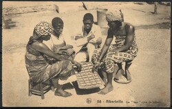 1932, Belgian Congo, picture postcard franked with (1x) 1,25fr - ...