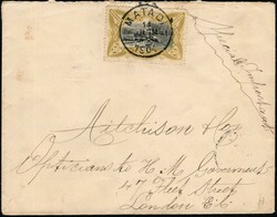1904, Congo Free State to Great Britain, envelope, franked with (1x) ...