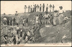 1908, Congo Free State to South Africa, picture postcard, franked ...