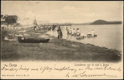 1904, Congo Free State to Switzerland, picture postcard, franked with ...