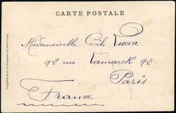 1903, Congo Free State, picture postcard, franked (on the middle of ...