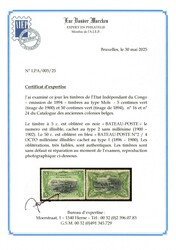 Cancellation "BATEAU POSTE N°2" (identified as mailboat "Ville ...