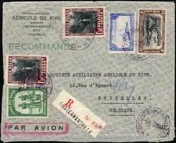 1939, Belgian Congo, COSTERMANSVILLE (Heim & Keach type 8A1) in ...