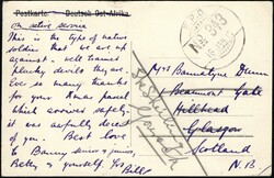 1917, Ruanda Urundi, British army in German East Africa, DOA postcard ...