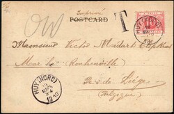 1910, Maroc Français, carte postale (vue de Mogador), affranchie ...