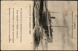 1920, Maroc Français, carte postale (vue du paquebot poste Rapide ...