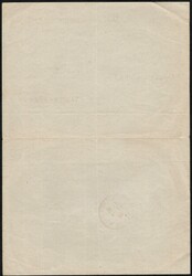 1946, Maroc Français, formulaire d'avis demandant le passage au ...