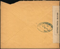 1916, Maroc Français, lettre, affranchie avec (1x) 10c sur 10c rose ...