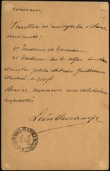 1889, Colombia, postal stationery Higgins &amp; Gage #8, 2c black on ...