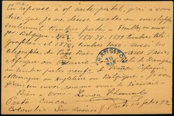 1892, Colombia, postal stationery Higgins &amp; Gage #12, 2c black on ...