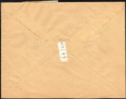 August 31, 1961, South Kasaï State, envelope, franked with (1x) 1fr ...