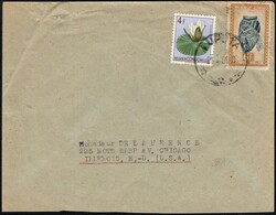 LUPUTA, South Kasaï State, envelope, franked with stamps of Belgian ...