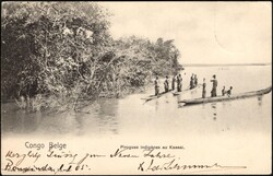 1905, Congo Free State to Switzerland, picture postcard, franked with ...