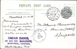 1908, Canada, picture postcard franked (on view side) at 2c (Y&amp;T ...