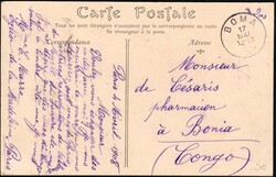 1908, France, picture postcard, franked (on view side) with (1x) 10c ...
