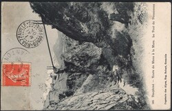 1908, France, picture postcard, franked (on view side) with (1x) 10c ...