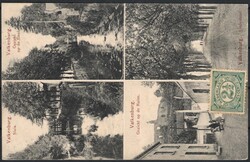 1908, Netherlands, picture postcard, franked with (2x) 1c and (1x) 2 ...