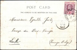 1907, Sierra Leone, picture postcard franked at 1d (Edouard VII ...