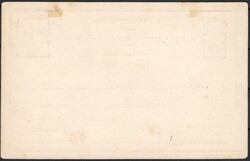 1889, Congo Free State, postal stationery Stibbe #4E, proof card, ...