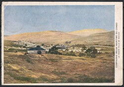 1921, Belgian Congo, picture postcard franked with (vertical strip of ...