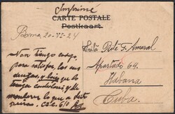 1924, Belgian Congo, picture postcard franked (on view side) with ...