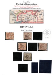 1925-1926, Belgian Congo, group of 5 stamps of the Vloors issue all ...