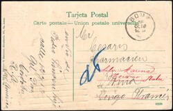 1909, Argentina, picture postcard, franked (on view side) with (1x) ...