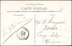 1910, Cambodge, picture postcard franked (on view side) at 5c (Y&amp ...